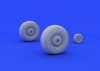 Eduard 672025 Lancaster wheels 1/72 (AIRFIX)